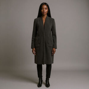 VHNY VIVIENNE HU Black Wool Coat